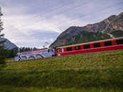 Preda, Albulatal, Graubünden. Schweiz
