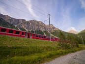 Preda, Albulatal, Graubünden. Schweiz