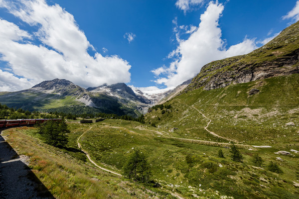 Alp Grüm, Berninapass, Valposchiavo, Graubünden, Schweiz, Switzerland