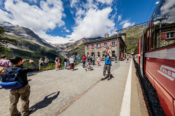 Alp Grüm, Berninapass, Valposchiavo, Graubünden, Schweiz, Switzerland