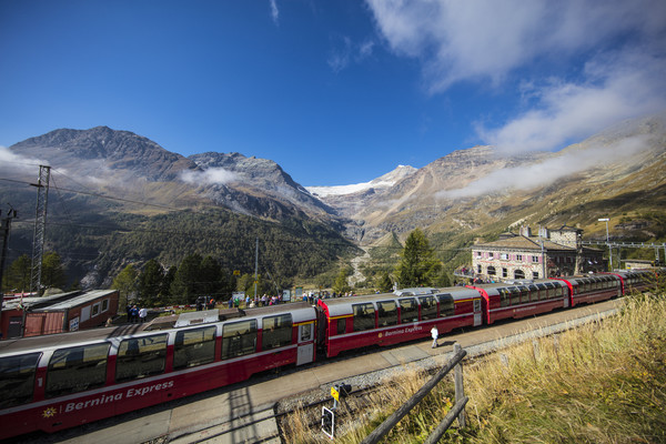 Alp Grüm, Berninapass, Valposchiavo, Graubünden, Schweiz, Switzerland