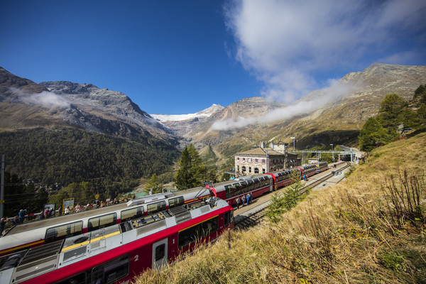 Alp Grüm, Berninapass, Valposchiavo, Graubünden, Schweiz, Switzerland