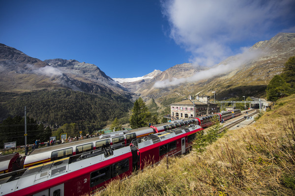 Alp Grüm, Berninapass, Valposchiavo, Graubünden, Schweiz, Switzerland