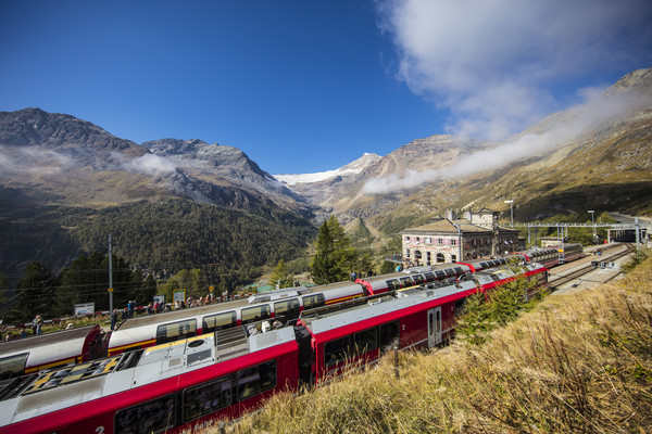 Alp Grüm, Berninapass, Valposchiavo, Graubünden, Schweiz, Switzerland