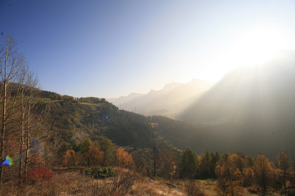 Blick von der Bellezza Richtung Scuol