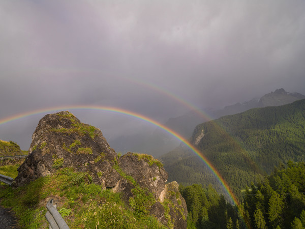 Gewitter bei Ardez im Unterengadin