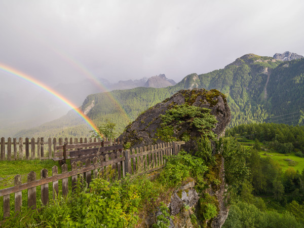 Gewitter bei Ardez im Unterengadin