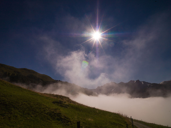 Über dem Nebelmeer, Munt bei Ardez im Unterengadin