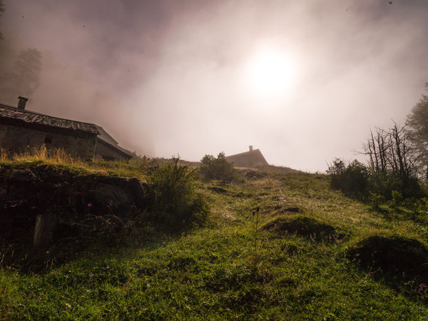 Über dem Nebelmeer, Munt bei Ardez im Unterengadin