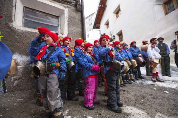 Ardez, Unterengadin, Graubünden, Schweiz