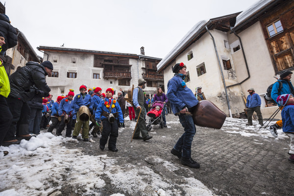 Ardez, Unterengadin, Graubünden, Schweiz