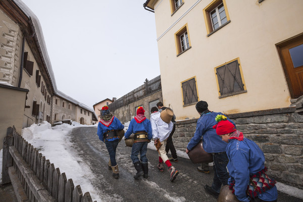 Ardez, Unterengadin, Graubünden, Schweiz