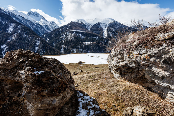 Ardez, Unterengadin, Graubünden, Schweiz