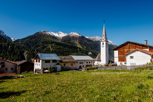 Ardez, Unterengadin, Graubünden, Schweiz