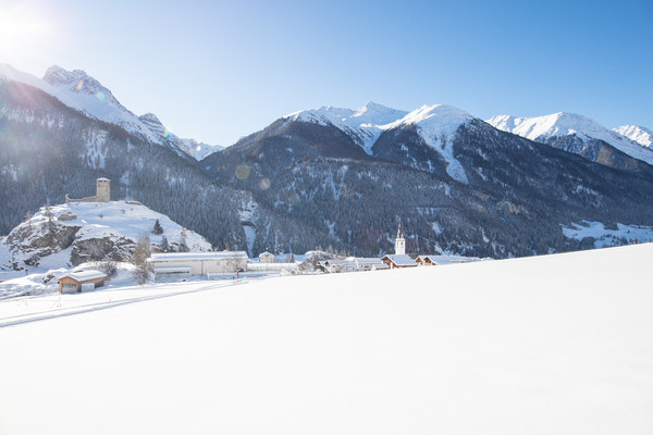 Ardez, Unterengadin, Graubünden, Schweiz