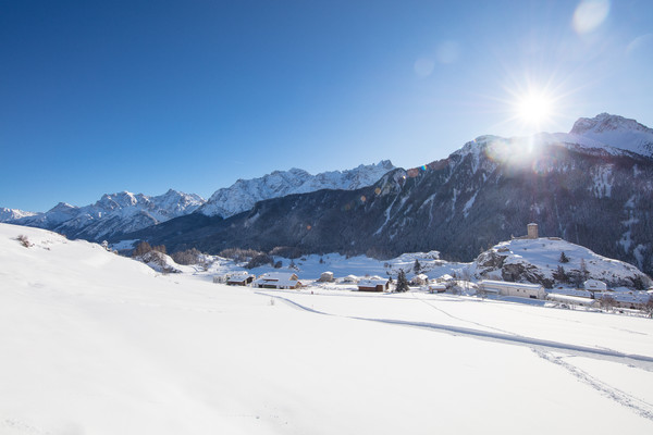 Ardez, Unterengadin, Graubünden, Schweiz