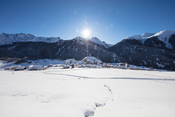 Ardez, Unterengadin, Graubünden, Schweiz