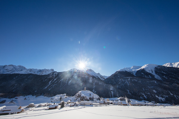 Ardez, Unterengadin, Graubünden, Schweiz