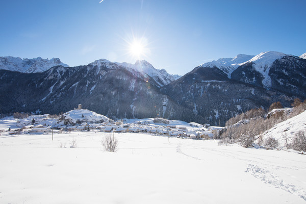 Ardez, Unterengadin, Graubünden, Schweiz