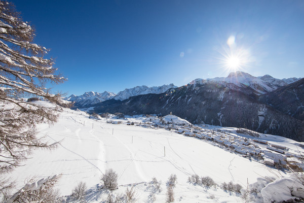 Ardez, Unterengadin, Graubünden, Schweiz