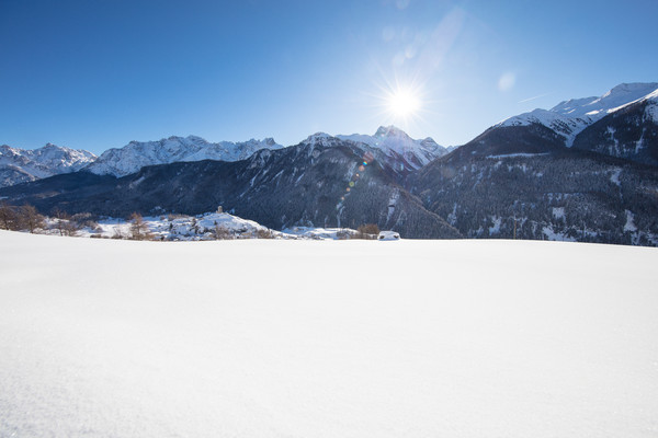 Ardez, Unterengadin, Graubünden, Schweiz