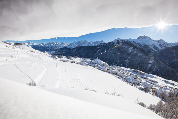 Ardez, Unterengadin, Graubünden, Schweiz