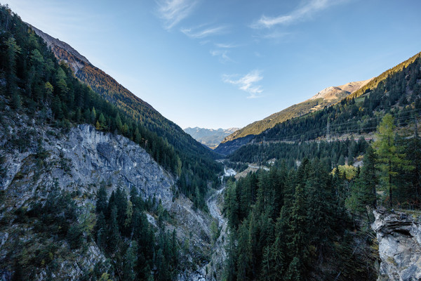 Bergün/Bravuogn im Albulatal, Graubünden, Schweiz