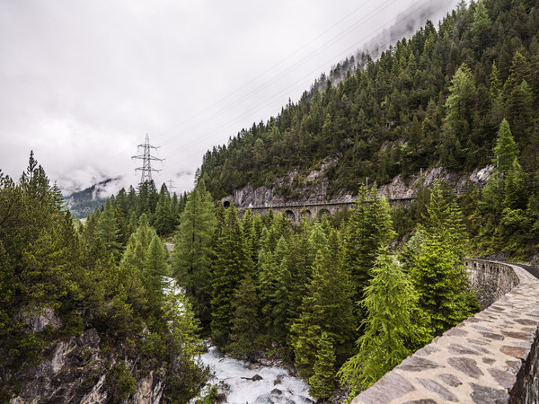 RhB, Punt-Ota , Bergün, Albulatal, Graubünden, Schweiz