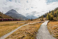 Berninapass, Oberengadin, Graubünden, Schweiz