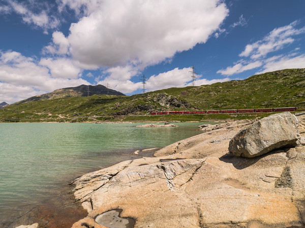 Bernina Pass, Oberengadin, Engadin, Graubünden, Schweiz, Switzerland, Fruehsommer