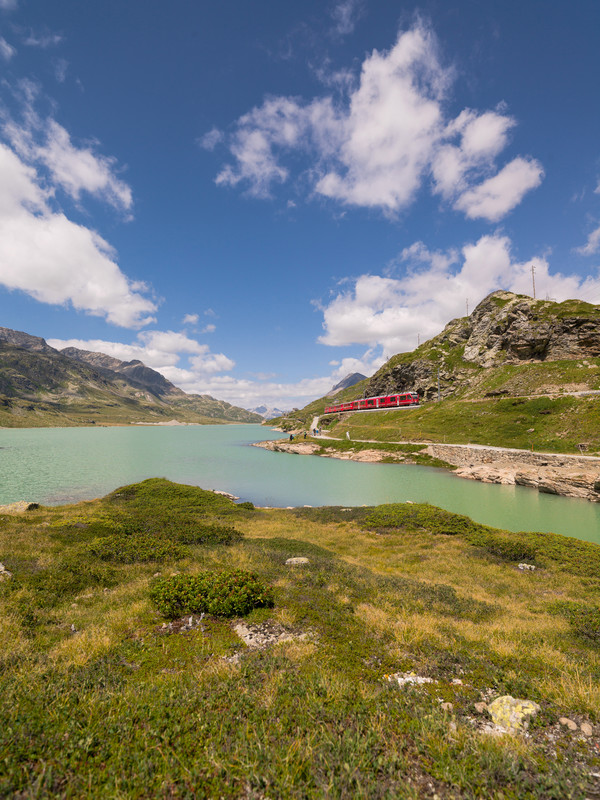 Bernina Pass, Oberengadin, Engadin, Graubünden, Schweiz, Switzerland, Fruehsommer