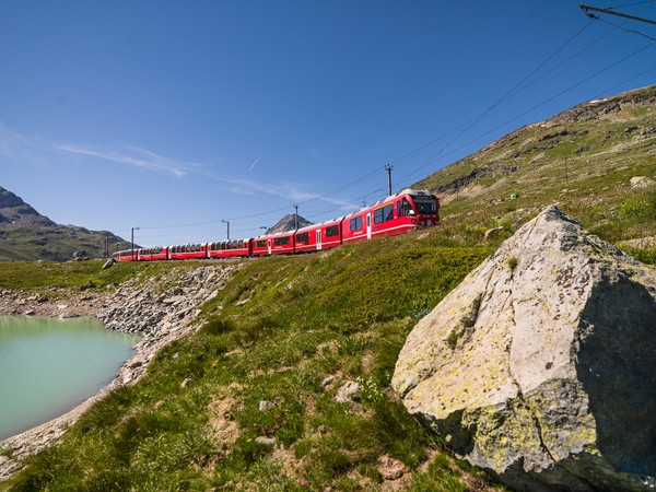 Berninapass, Oberengadin, Engadin, Graubünden, Schweiz, Switzerland