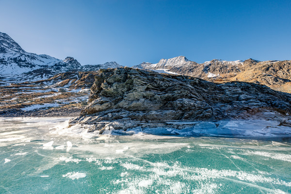 Berninapass, Oberengadin, Graubünden, Schweiz, Switzerland