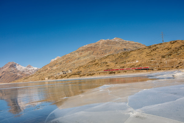 Berninapass, Oberengadin, Graubünden, Schweiz, Switzerland