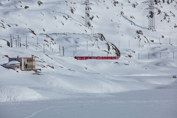 Berninapass, Oberengadin, Graubünden, Schweiz, Switzerland