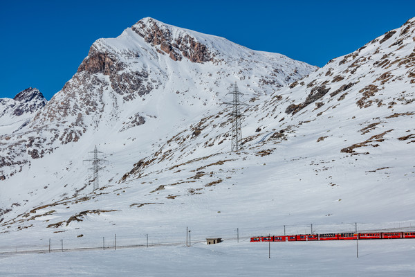 Berninapass, Oberengadin, Graubünden, Schweiz, Switzerland