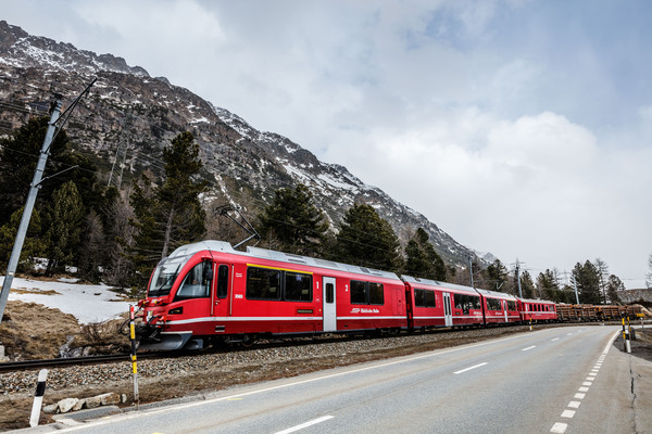 Berninapass, Oberengadin, Graubünden, Schweiz, Switzerland