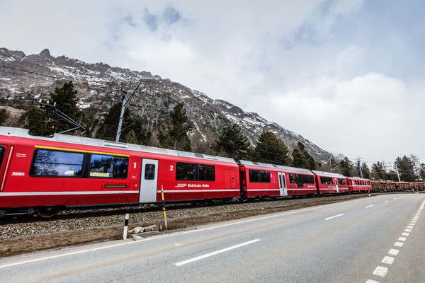 Berninapass, Oberengadin, Graubünden, Schweiz, Switzerland