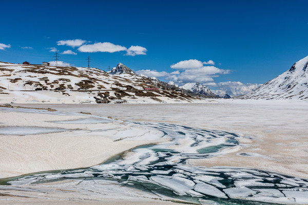 Berninapass, Oberengadin, Graubünden, Schweiz, Switzerland