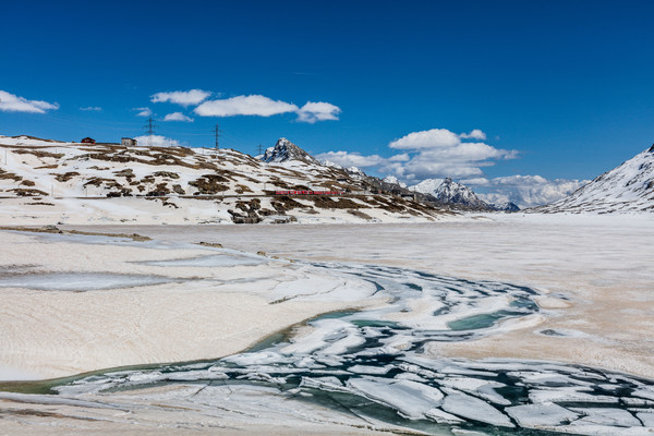 Berninapass, Oberengadin, Graubünden, Schweiz, Switzerland