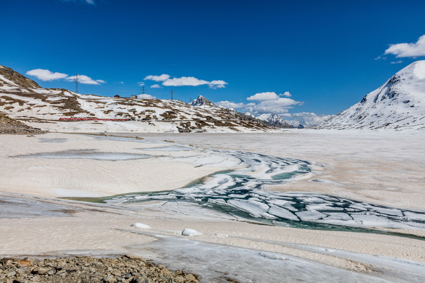 Berninapass, Oberengadin, Graubünden, Schweiz, Switzerland