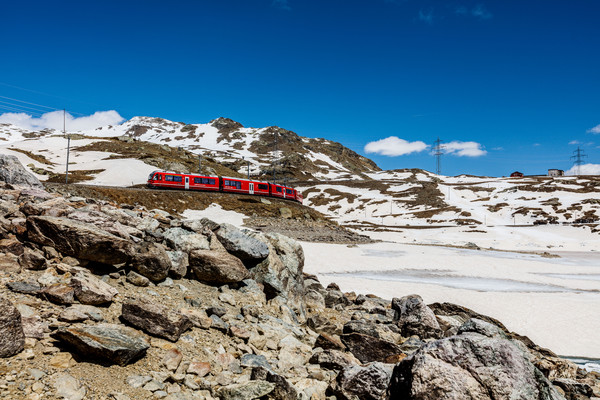 Berninapass, Oberengadin, Graubünden, Schweiz, Switzerland