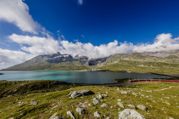 Berninapass, Oberengadin, Graubünden, Schweiz, Switzerland