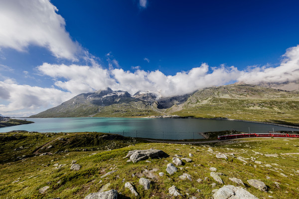 Berninapass, Oberengadin, Graubünden, Schweiz, Switzerland