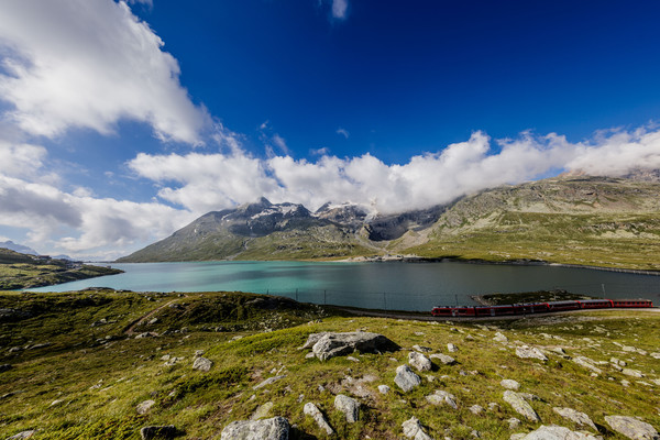 Berninapass, Oberengadin, Graubünden, Schweiz, Switzerland