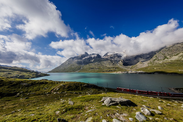 Berninapass, Oberengadin, Graubünden, Schweiz, Switzerland