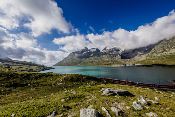 Berninapass, Oberengadin, Graubünden, Schweiz, Switzerland