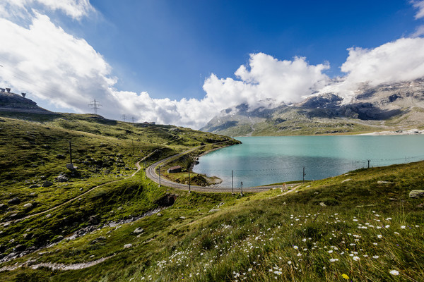 Berninapass, Oberengadin, Graubünden, Schweiz, Switzerland