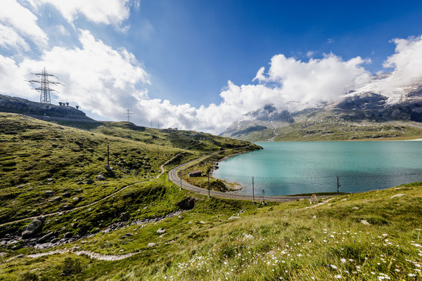 Berninapass, Oberengadin, Graubünden, Schweiz, Switzerland