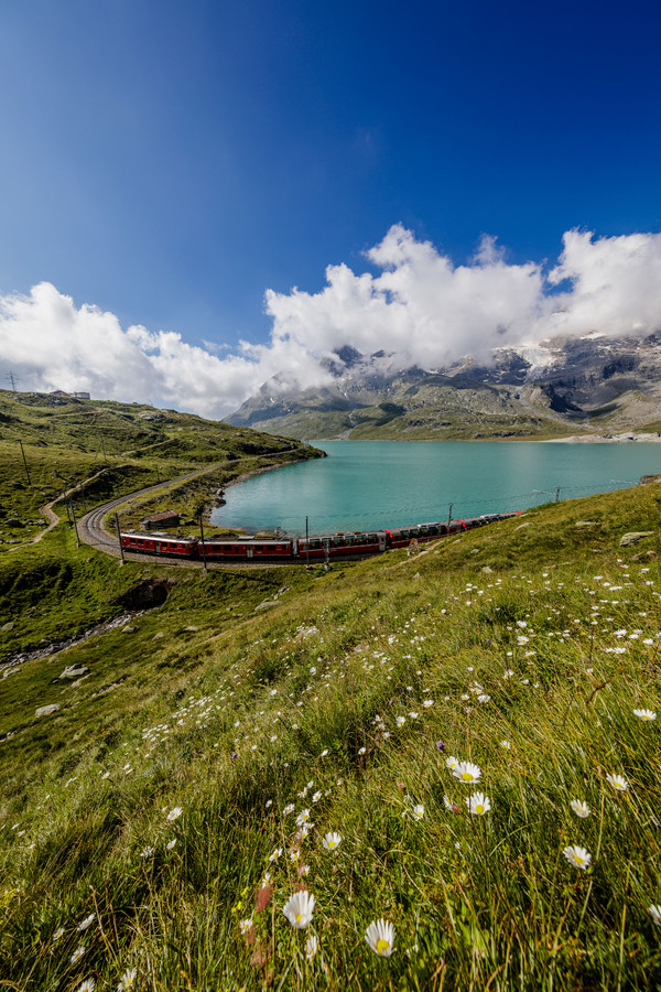 Berninapass, Oberengadin, Graubünden, Schweiz, Switzerland